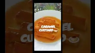 Easy Caramel Custard Recipe | No Oven | Super Creamy Dessert 🍮 #caramelpudding #recipe #shorts