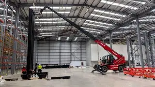 Heavy Duty Cantilever Racking Installation