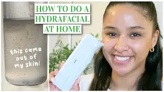 HOW TO DO A HYDRAFACIAL AT HOME get glass skin!✨ft W Skin Aqua Facial Device (w discount code!)