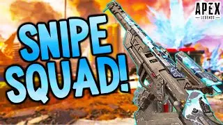 SEASON 4 SNIPE SQUAD!!! Ft. Zeus and BacKoFFmyJanKz (Apex Legends)