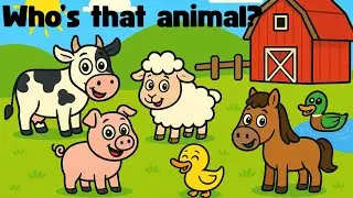 Animal Sounds Song 🐮🐱🐸 | Fun &ldquo;Who&rsquo;s That Animal?&rdquo; Rhyme for Kids!