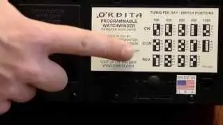 Programming Your Orbita Watchwinder Options