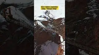 Chicham Bridge in Winter ❄️ | India&rsquo;s Highest Bridge Covered in Snow #SpitiValley #WinterSpiti