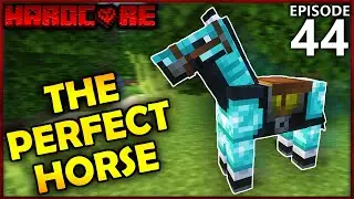 Breeding The BEST Horse in Hardcore Minecraft!