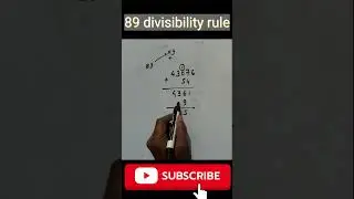 89 Divisibility Rules I Number System I Useful to all Students