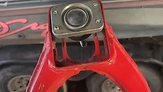 not the steering rack bolts backed off the upper ball joints