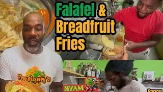 Foreigner&rsquo;z LENTIL FALAFEL & BREAD FRUIT FRIES 