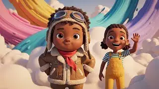 Toca Life Baby Pilot Flew Into a Cloud of Fun | Nursery Rhymes for Kids & Baby Songs