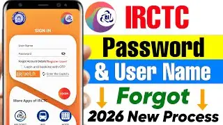 Irctc password forgot 2026 | irctc user id forgot | irctc forgot password | forgot irctc password