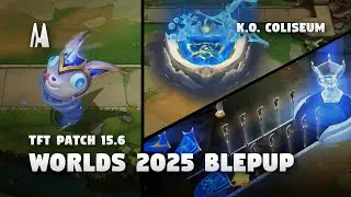 WORLDS 2025 BLEPUP | EMOTES, BOOM, PORTAL | TFT 15.6
