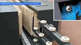 [DINOSAW] Glass Edging Machine (Dual‑Use for Stone): Straight, Bevel, Pencil & Bullnose