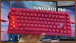Шикарная магнитка с частотой 8000гц по беспроводу! YUNZII RT75 PRO #YUNZII #клавиатура