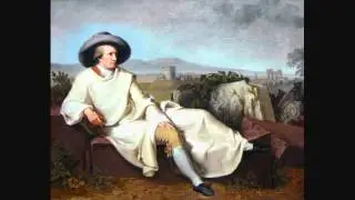 Ein M&auml;dchen und ein Gl&auml;schen (Johann Wolfgang von Goethe - 1. Strophe des Textes) - Gesang
