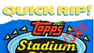 1991 Topps Stadium Club - Quick rip!