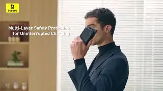 Power Bank Baseus 10000 мАч с двумя встроенными кабелями