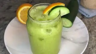 ⚖️Chia-Seed Cucumber Orange Lemon Drink; Juice || Healthy Drink Recipe || By Maafii's kitchen #juice