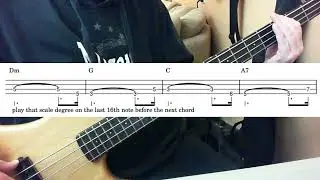 bass guitar and constructing simple grooves
