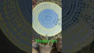 Diy mosaic art.#mosaic #mosaicart #mosaicart #mosaicartist #mosaicartwork #love #art #artist #diy