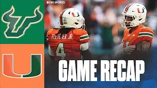 No. 5 Miami cruises at home, ends No. 18 USF's hot start to the season | Highlights & Reaction