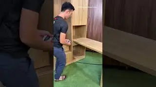 Szafa z ukrytym schowkiem #SecretStorage #SmartFurniture #DIYProjects #ASMR