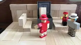 Pizza Guy Moves again! / Roblox Toys / Stop-motion Animation