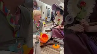 I think we&rsquo;re thinking very different thoughts about monsters&hellip; #dragoncon #dungeonmeshi #svtfoe