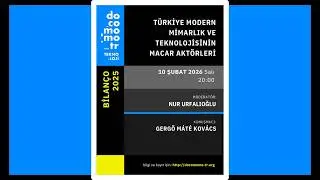 docomomo_tr BİLAN&Ccedil;O 2025-1 TEKNOLOJİ