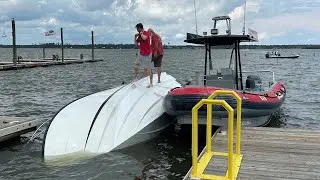 PARBUCKLE on a 28&rsquo; Hydrasports