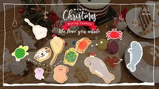 How to Make Sugar Cookies with Icing [Sea Animals Themed!]