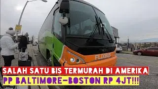 Salah Satu Bis Termurah di Amerika, PP Baltimore-Boston Rp 4jt!!!