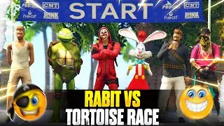 Rabbit Vs Tortoise Race At Clock Tower😂|Red Criminal Vlogs