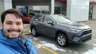 2025 RAV4 XLE AWD in Magnetic Gray Metallic