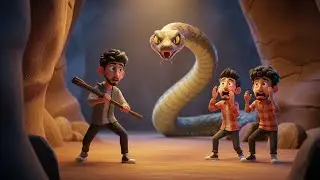 The Secret Treasure 3D Adventure Story | Kids Moral Story in Urdu &Hindi| Courage & Friendship