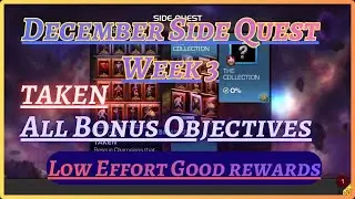 TAKEN Week 3 | All objectives | December Side Quest | Itemless | MCOC |