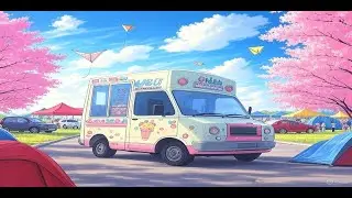 Ice Cream Fields 🍦🌸 | Spring Lofi Chillhop Beat for Study, Relax & Sunny Days