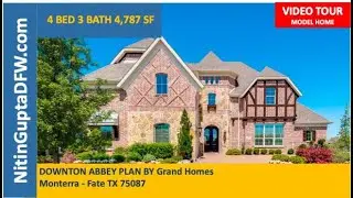 Downtown Abbey Plan Vide Tour By Grand Homes in Monterra, Fate | Dallas New Construction Home Expert