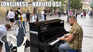 I played NARUTO LONELINESS on a public piano | Münster, Germany