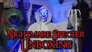 Lowes 2025 Animated Nightmare Specter (6ft Animated Ghost) Unboxing