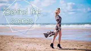 Beach fashion shoot, Backstage - Anastasia Vervueren