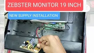 Zebster monitor new power supply installation ! zebster monitor no power #zebster