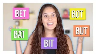 De volta com AEIOU: BAT, BET, BIT, BOT e BUT | #InglesdaLuiza