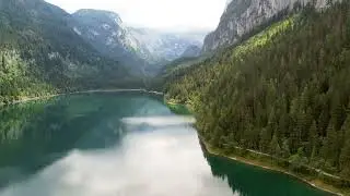 Gosau Lake Drone Video 4k 2023