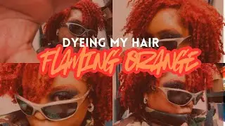 😱| New Hair color alert| Trying Tintation Flaming Orange