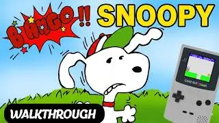 Snoopy Game Boy Color Longplay / Walkthrough video