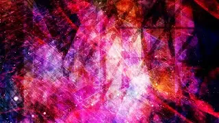 Amazing Red and Pink Energy Field with Chaotic Movement 4K Background VJ Video Effect