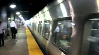Amtrak Acela Southbound departing Boston Back Bay Station.