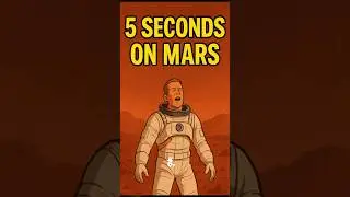 5 sec on Mars  bina spacesuit ke &mdash; Death Countdown explained #facts #factsinhindi #factshorts