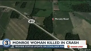 Monroe woman killed in rural Rock County crash, sheriff's office says
