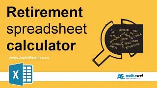 Retirement spreadsheet in Excel- link to calculator below