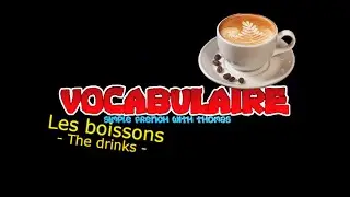 15 DRINKS in FRENCH - BASIC VOCABULARY for Beginners